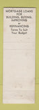 Matchbook Cover - Horseheads Savings and Loan NY