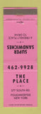 Matchbook Cover - The Place Poughkeepsie NY restaurant WEAR
