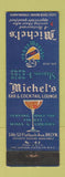 Matchbook Cover - Michel's Bar Restaurant Brooklyn NY