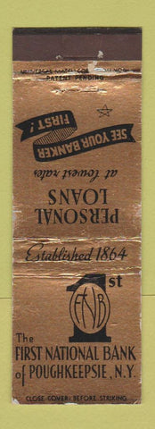 Matchbook Cover - First National Bank Poughkeepsie NY WEAR