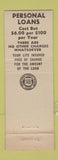 Matchbook Cover - First National Bank Poughkeepsie NY WEAR