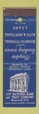 Matchbook Cover - City National Bank Gloversville NY