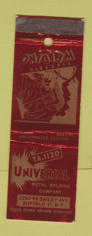 Matchbook Cover - Universal Metal Welding Buffalo NY WEAR