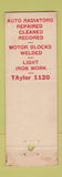 Matchbook Cover - Universal Metal Welding Buffalo NY WEAR