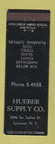 Matchbook Cover - Hueber Supply Syracuse NY