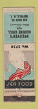 Matchbook Cover - Pfeiffer's Marine Grill Buffalo NY WORN