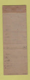 Matchbook Cover - Lou Hanny's Grill Buffalo NY WORN