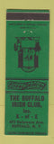 Matchbook Cover - Buffalo Irish Club NY