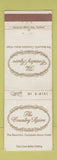 Matchbook Cover - The Country Squire Motor Hotel Eugene OR