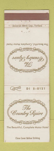 Matchbook Cover - The Country Squire Motor Hotel Eugene OR