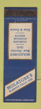 Matchbook Cover - Molatore's Klamath Falls OR restaurant
