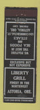 Matchbook Cover - Liberty Grill Astoria OR