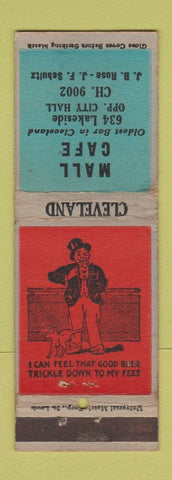 Matchbook Cover - Mall Cafe Cleveland OH WEAR
