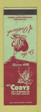Matchbook Cover - Jack Cody's Restaurant Portalnd OR WEAR