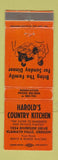 Matchbook Cover - Harold's Country Kitchen Klamath Falls OR