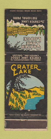 Matchbook Cover - Crater Lake Lodge OR WEAR