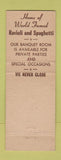 Matchbook Cover - Lido Italian Restaurant Portland OR