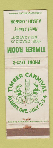 Matchbook Cover - Hotel Albany OR Timber Carnival WEAR
