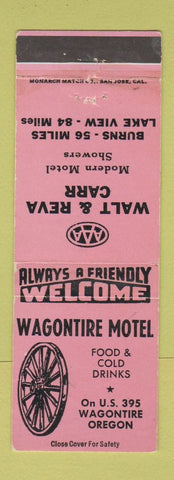 Matchbook Cover - Wagontire Motel OR WEAR