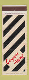 Matchbook Cover - Congress Hotel Portland OR