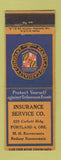 Matchbook Cover - Insurance Service Portland OR Rosencrantz