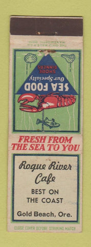 Matchbook Cover - Rogue River Cafe Gold Beach OR WEAR