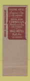 Matchbook Cover - St Andrews Hotel Portland OR WEAR