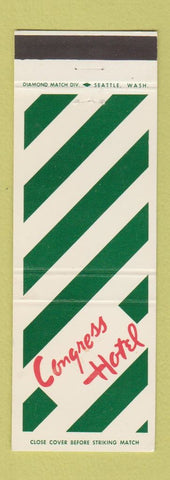 Matchbook Cover - Congress Hotel Portland OR