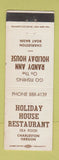 Matchbook Cover - Holiday House Restaurant Randy Ann Charleston OR