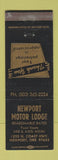 Matchbook Cover - Newport Motor Lodge Newport OR