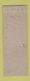 Matchbook Cover - Burlingame Hotel Bartlesville OK