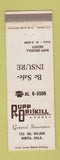 Matchbook Cover - Rupp Driskill Insurance Vinita OK