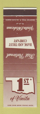 Matchbook Cover - First National Bank Vinita OK
