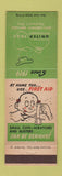 Matchbook Cover - United Food Cleveland OH First Aid safety