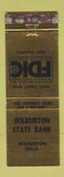 Matchbook Cover - Wilburton State Bank OK WEAR