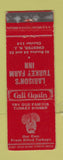 Matchbook Cover - Lairson's Truckey Farm Inn Chester NJ WEAR