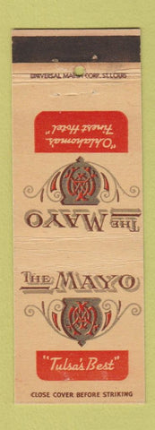 Matchbook Cover - Mayo Hotel Tulsa OK