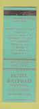 Matchbook Cover - Hotel Bayfield WI WEAR