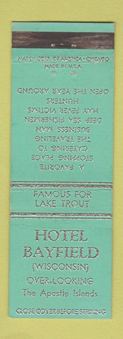 Matchbook Cover - Hotel Bayfield WI WEAR