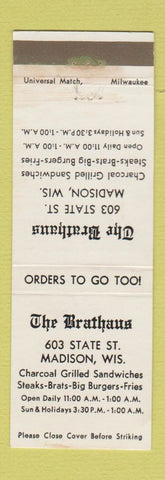 Matchbook Cover - The Brathaus Madison WI WEAR