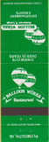 Matchbook Cover - Balloon Wurks Restaurant Plymouth IN Hot Air Balloon