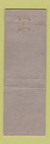Matchbook Cover - Myers Water Pumps Harvey Schaefer Appleton WI