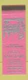 Matchbook Cover - Motel Eau Claire WI WEAR