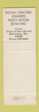 Matchbook Cover - Schlehlein's Restaurant bowling Milwaukee WI