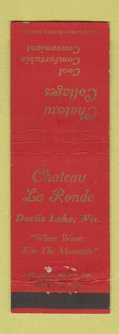 Matchbook Cover - Chateau La Ronde Devils Lake WI