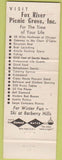 Matchbook Cover - Fox River Grove IL Restaurant