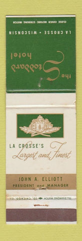 Matchbook Cover - Stoddard Hotel La Crosse WI