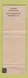Matchbook Cover - Hiltgen's Fredonia WI