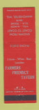 Matchbook Cover - Farmers Friendly Tavern Manchester WI