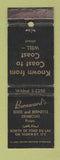 Matchbook Cover - Bernward's Fond Du Lac WI WEAR